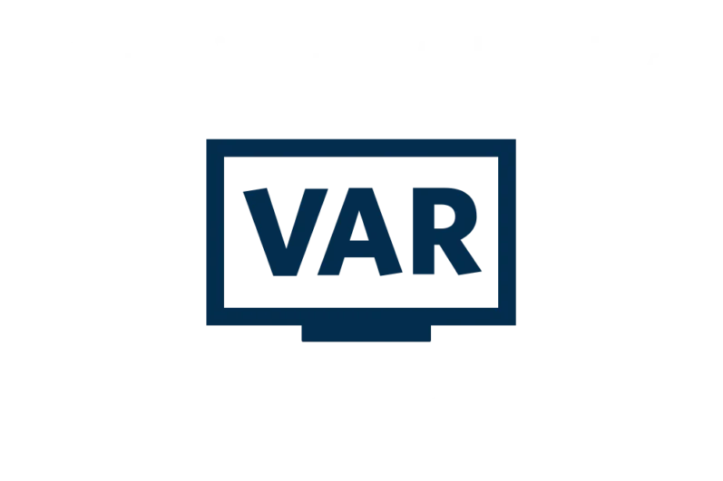 Textimage says "3 major mistakes of the VAR in La Liga"